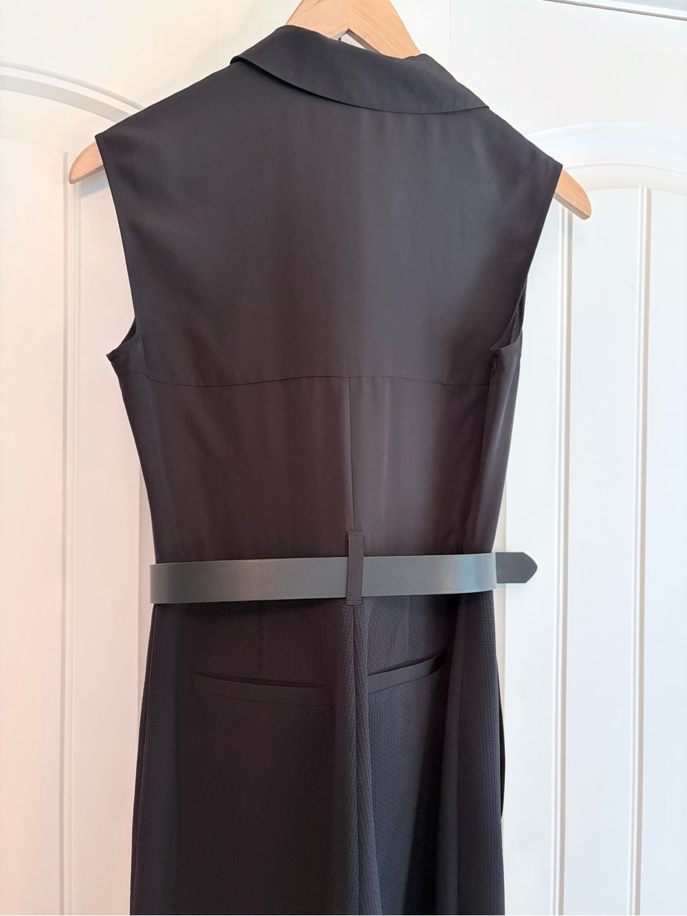 Ted Baker Natoly Women's Black Belted Jumpsuit Sleeveless Elegant Sz 1 US Sz XS - Picture 6 of 11